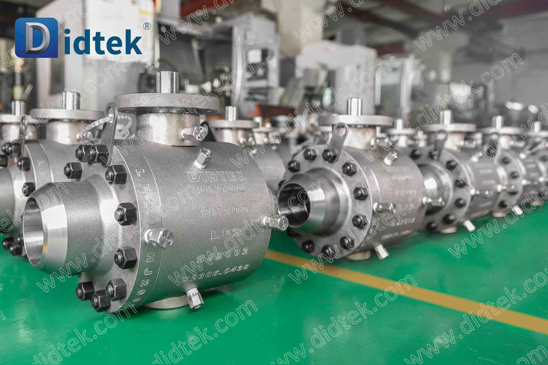 Didtek LF2 Низкотемпературный шаровой кран с цапфой для стыковой сварки