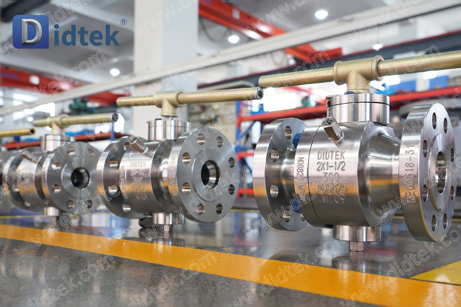 Шаровой кран Didtek с двойной кромкой из специального сплава Inconel 825 с цапфой