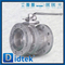 CG8M SS317 Сиденье из PEEK RF 4-дюймовый плавающий шаровой клапан