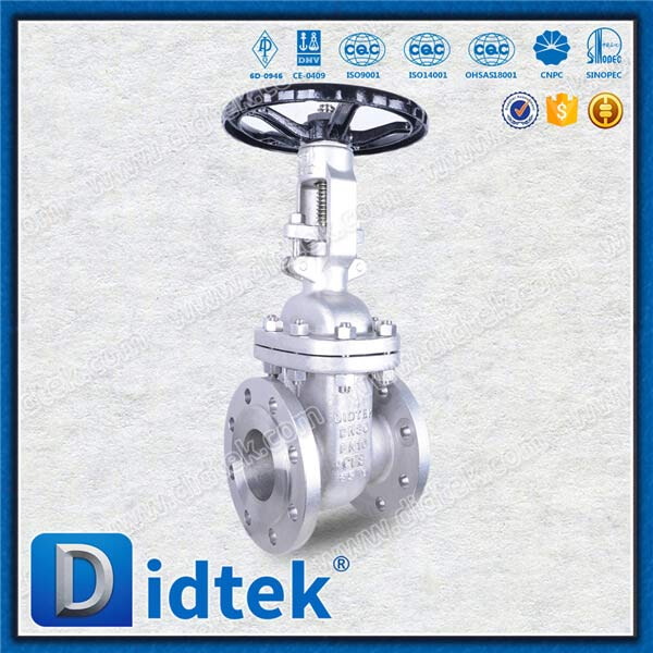 DIN GATE VALVE-DN80, CF8, ручное колесо, фланец