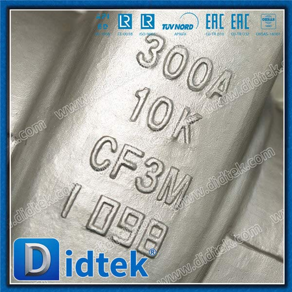 CF3M BB Ручная задвижка из нержавеющей стали 10K