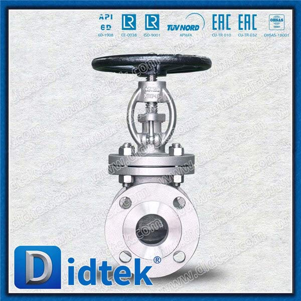 Химический каустик ASTM A351 Globe Valve