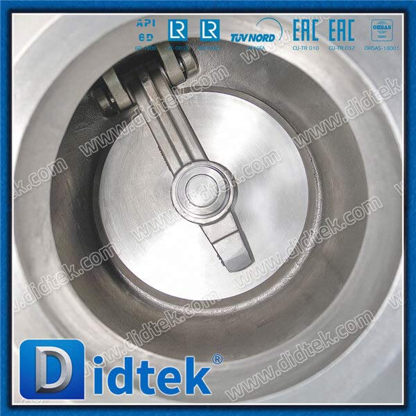 S32760 6A 16 '' Фланцевированный полный открытый возобновляемый горизонтальный качающийся клапан качания