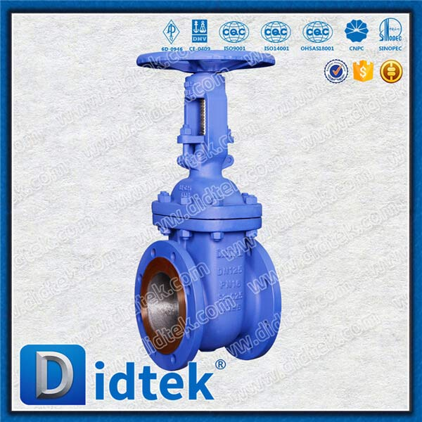 DIN GATE VALVE-DN125, GS-C25, ручное колесо, фланец