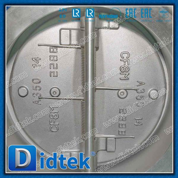 API 594 SS CF8M CAST Steel Wafer Dual Plate Check Clape