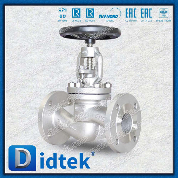 Din Globe Valve-DN50 1.4408 Фланцевое колесо ручного колеса