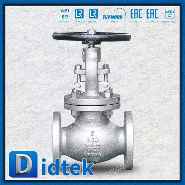 Химический каустик ASTM A351 Globe Valve