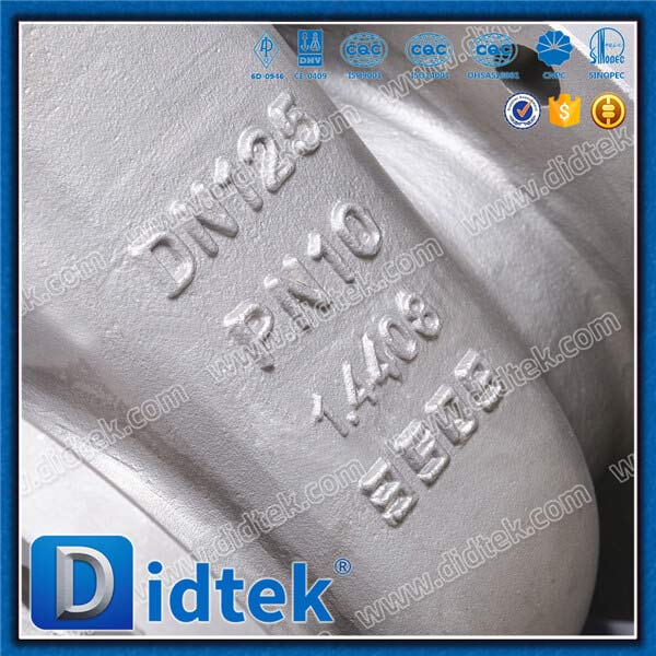 Задвижка DIN 1.4408 DN125 PN10