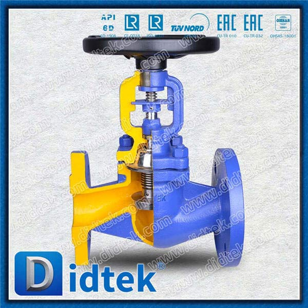 Din Bellow Globe Valve-DN50 1.0619