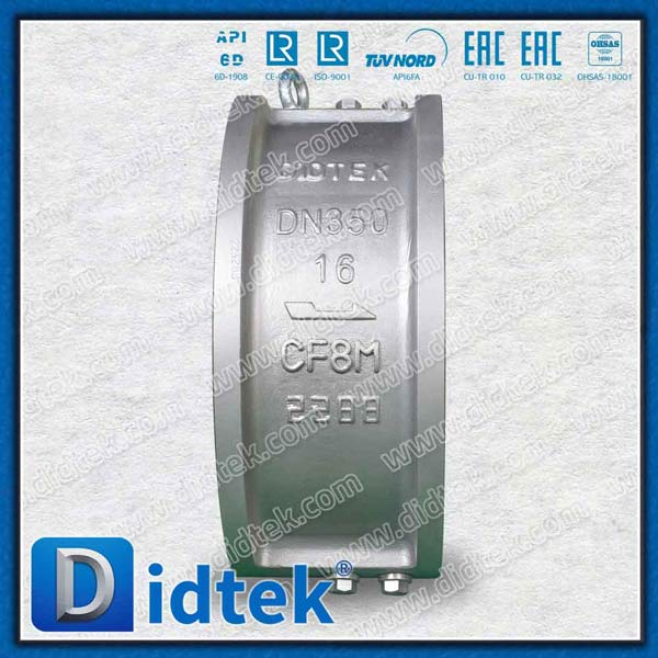 API 594 SS CF8M CAST Steel Wafer Dual Plate Check Clape
