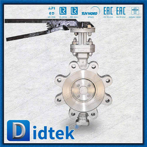 Тройной смещение Lug Butterfly Valve-4 '' CF8 Рычаг