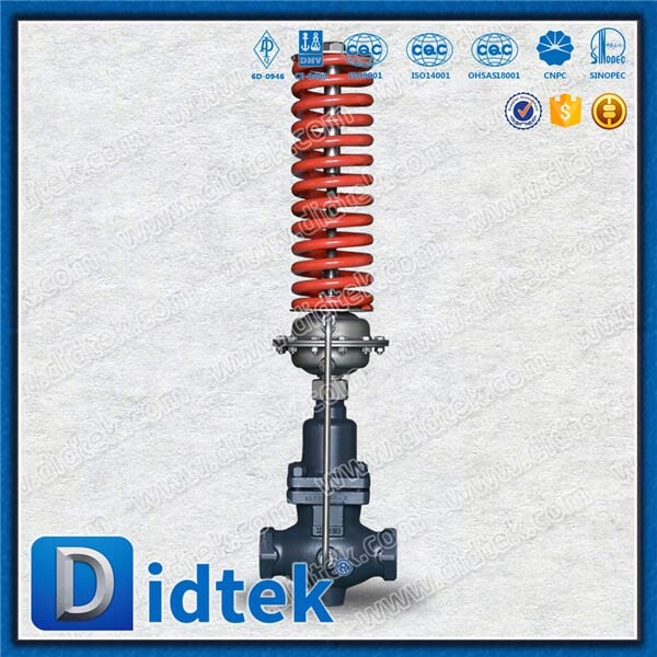 Регулирование давления типа клапана саморегулируется,