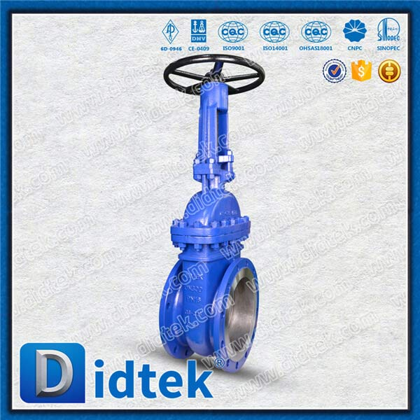 DIN GATE VALVE-DN300, GS-C25, ручное колесо, фланец