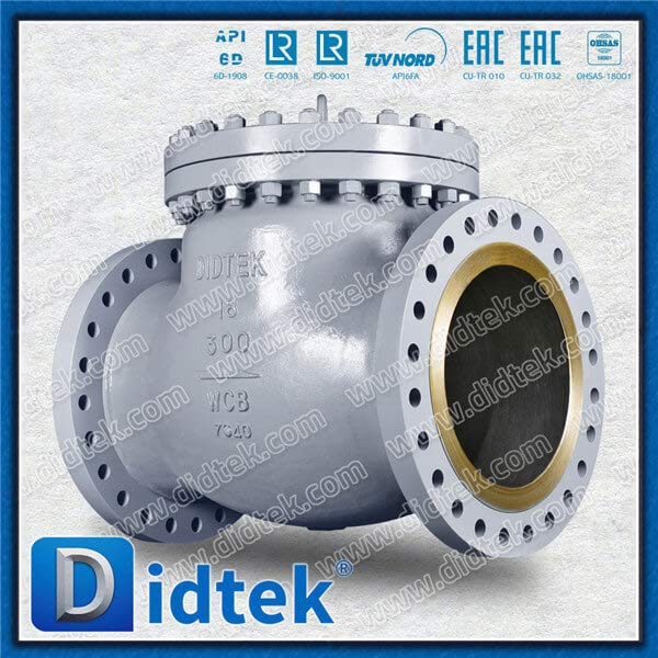 WCB Flanged 18 '' 300 -футовый качающийся чек -обратный клапан