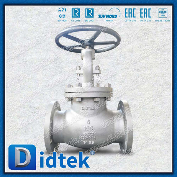 Нержавеющая сталь 6 -дюймовый 150 фунт SS316 CF8M Globe Valve