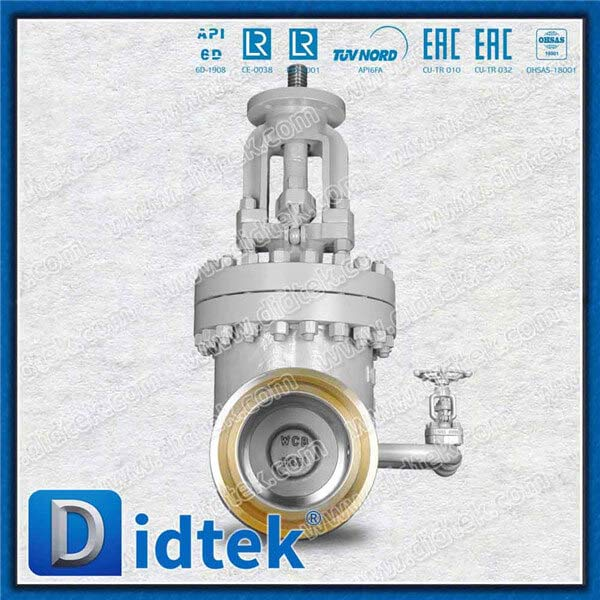 Задвижка с стыковой сваркой, 8 дюймов, 600 фунтов, с байпасом