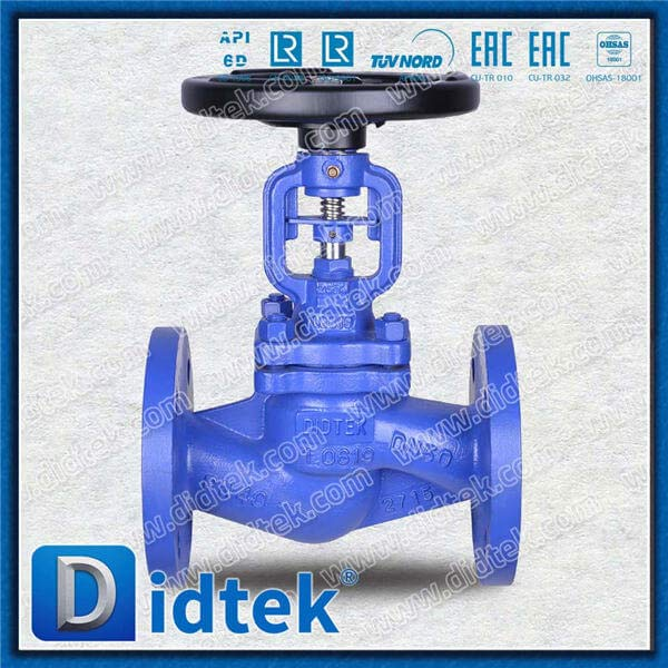 Din Bellow Globe Valve-DN50 1.0619