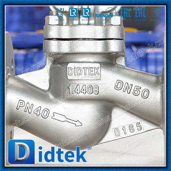 Din Globe Valve-DN50 1.4408 Фланцевое колесо ручного колеса