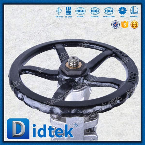 DIN GATE VALVE-DN80, CF8, ручное колесо, фланец