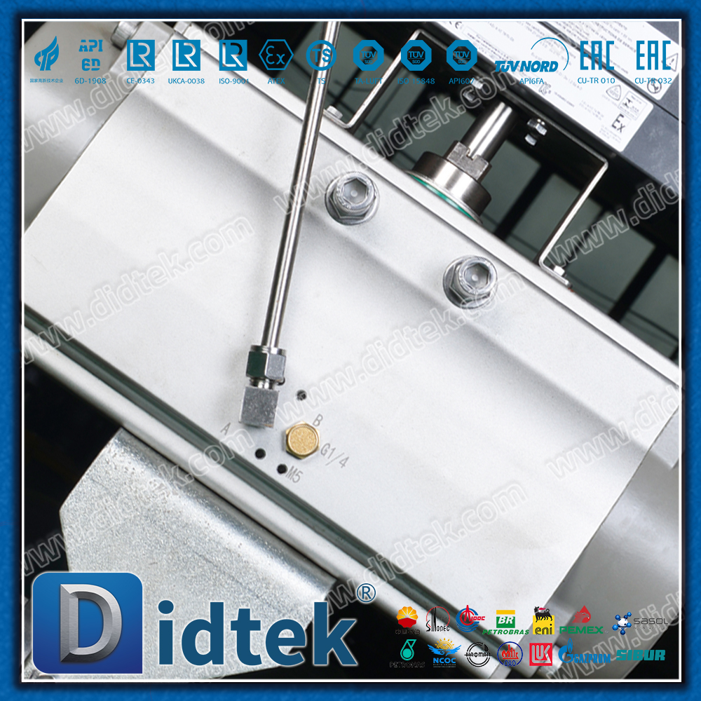 Пневматический шаровой кран Didtek F316L