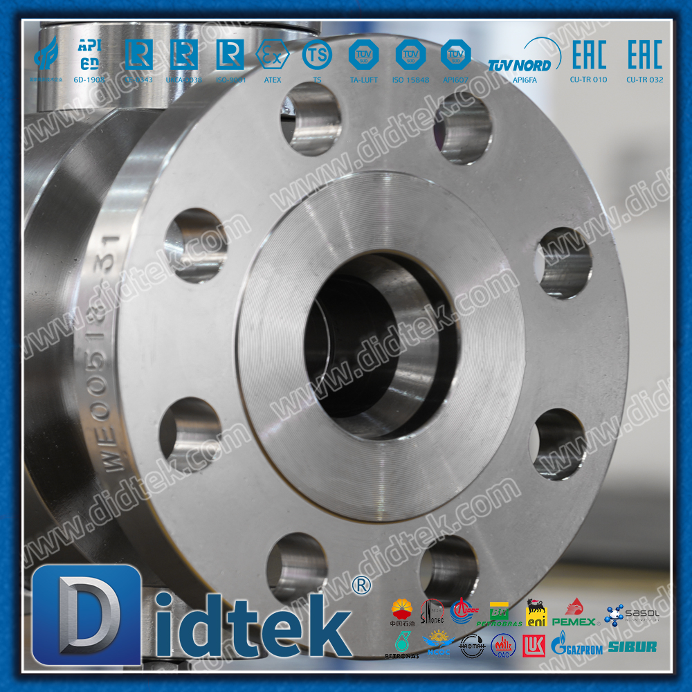Шаровой кран Didtek с двойной кромкой из специального сплава Inconel 825 с цапфой