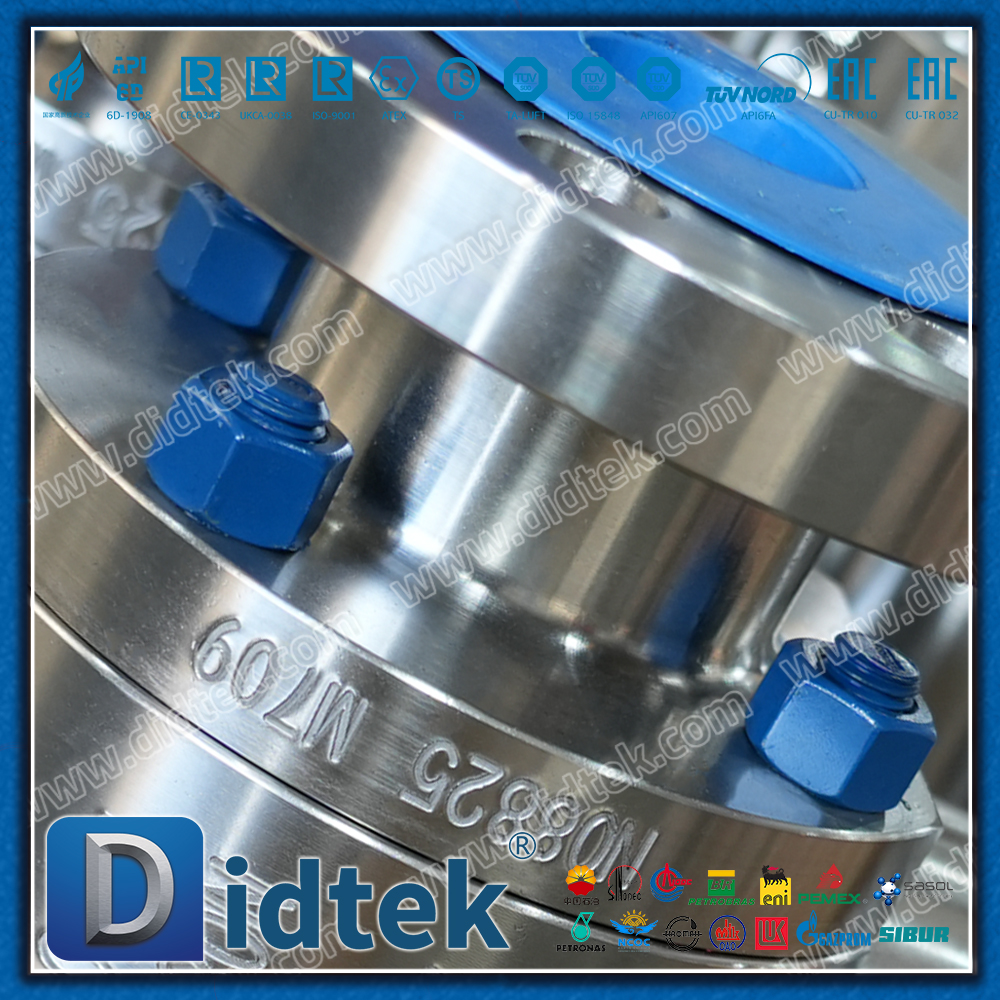 Шаровой кран Didtek с двойной кромкой из специального сплава Inconel 825 с цапфой