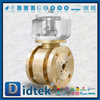 DN50 PN16 Bronze Bare Stem STEM Trunnion Ball Cavelers