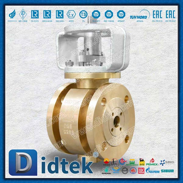 DN50 PN16 Bronze Bare Stem STEM Trunnion Ball Cavelers