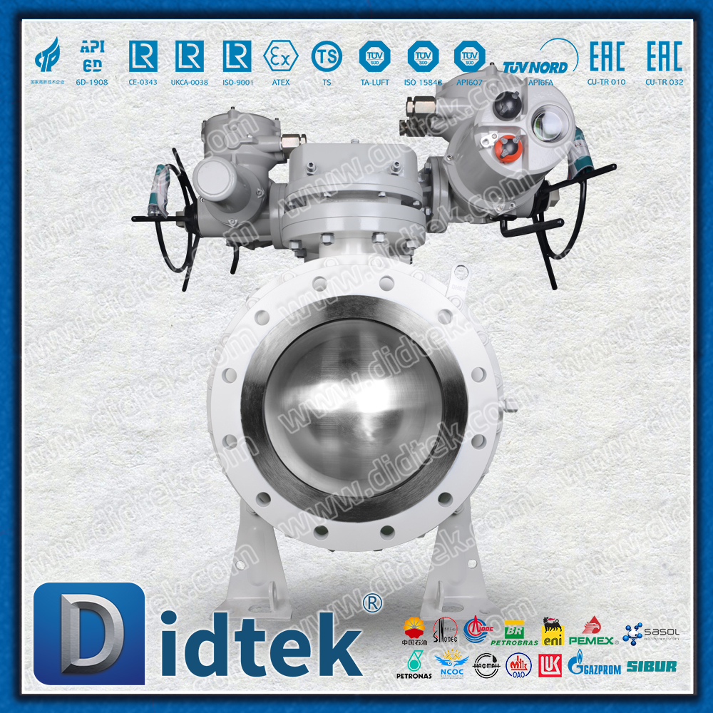 Шаровые краны Didtek DBB с электрическим приводом