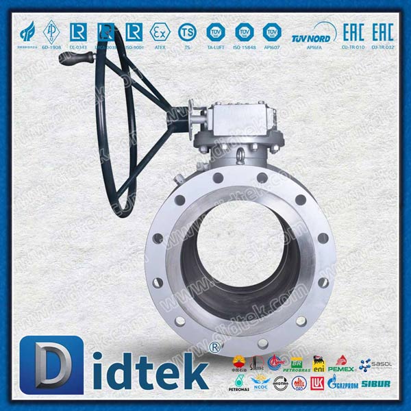 A-68 DIDTEKCTBV-14 API 6D 2-Piece Worm Gear RF Trunnion Ball Valve A-68 DIDTEKCTBV-14 Двухкомпонентный шаровой клапан RF с червячной передачей API 6D