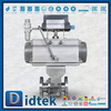 Пневматический шаровой кран Didtek F316L