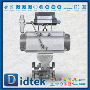Пневматический шаровой кран Didtek F316L