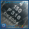 Didtek F316 Нержавеющая сталь ручной рычажный фланцевый криогенный шаровой кран