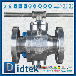 Шаровой кран Didtek с двойной кромкой из специального сплава Inconel 825 с цапфой