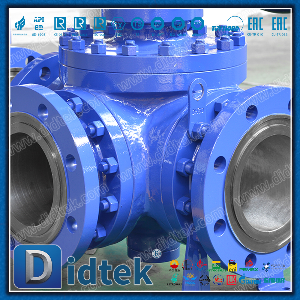 Трехходовой шаровой кран Didtek WCB с полнопроходным интерфейсом L-типа