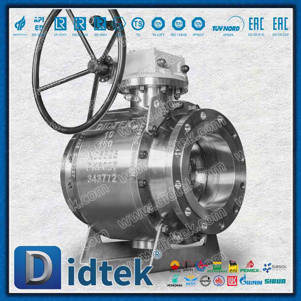 Манжетное уплотнение Inconel Alloy625 Шаровой клапан с цапфой Elgiloy