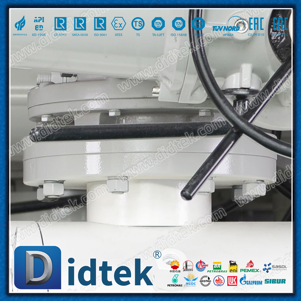 Шаровые краны Didtek DBB с электрическим приводом
