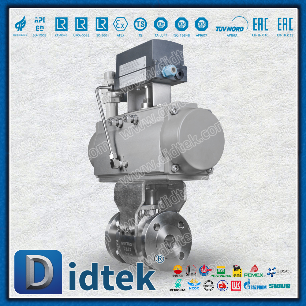 Пневматический шаровой кран Didtek F316L