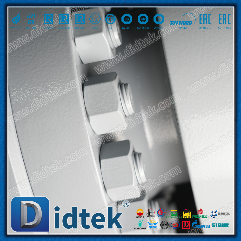Didtek 4130 Фланец FC Пневматический привод одностороннего действия API6A Шаровой кран из кованой стали