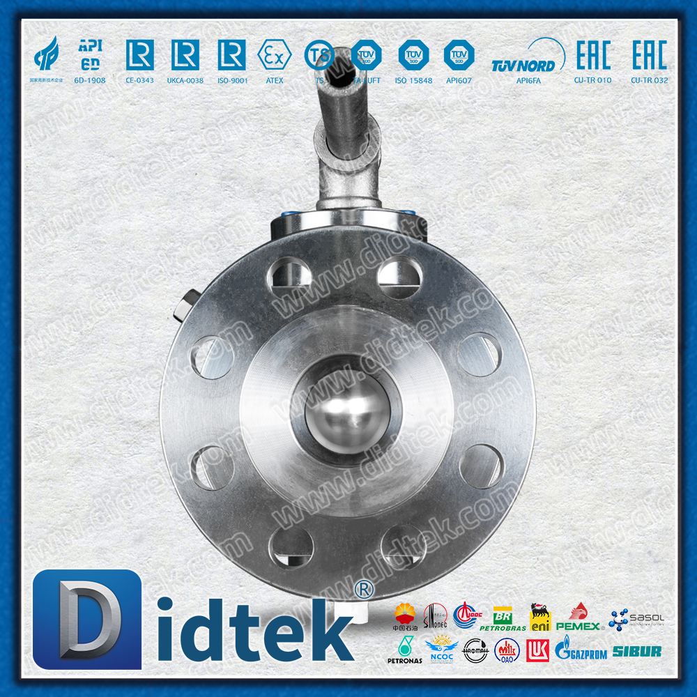 Шаровой кран Didtek с двойной кромкой из специального сплава Inconel 825 с цапфой