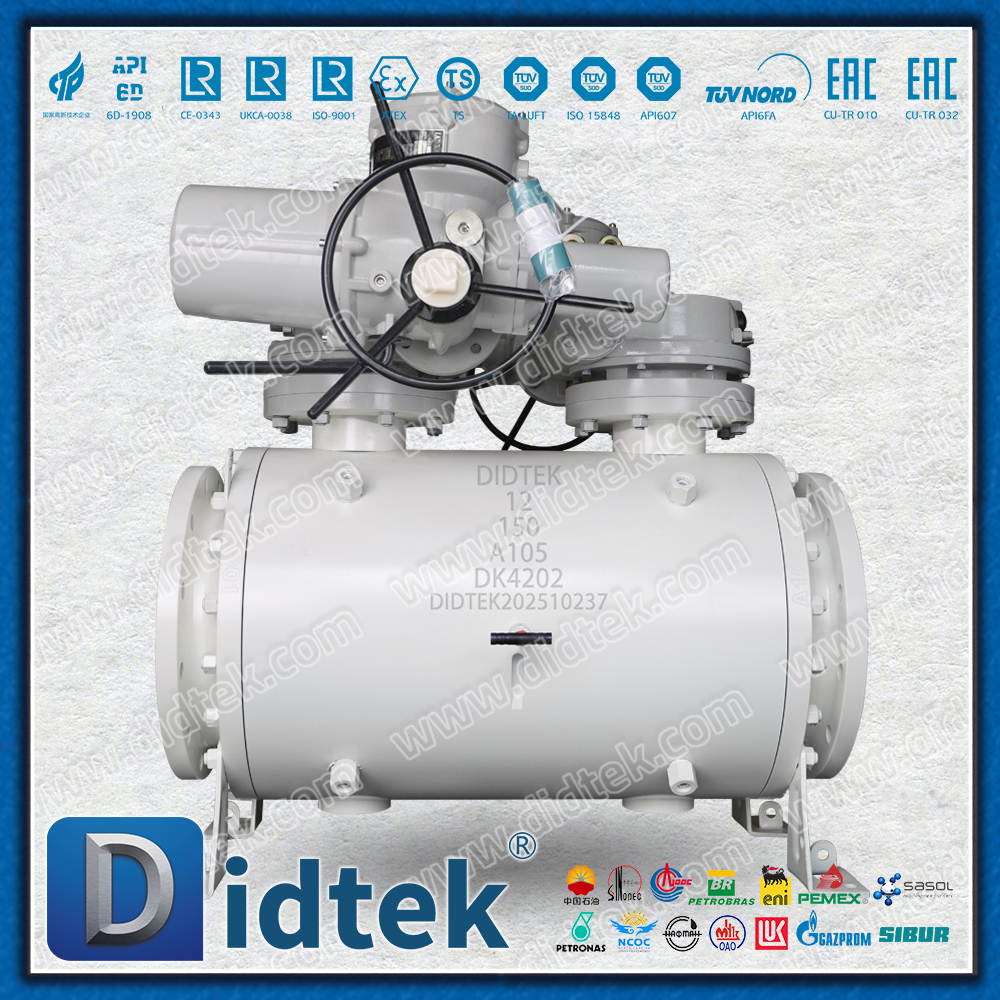 Шаровые краны Didtek DBB с электрическим приводом