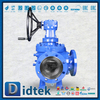 Трехходовой шаровой кран Didtek WCB с полнопроходным интерфейсом L-типа